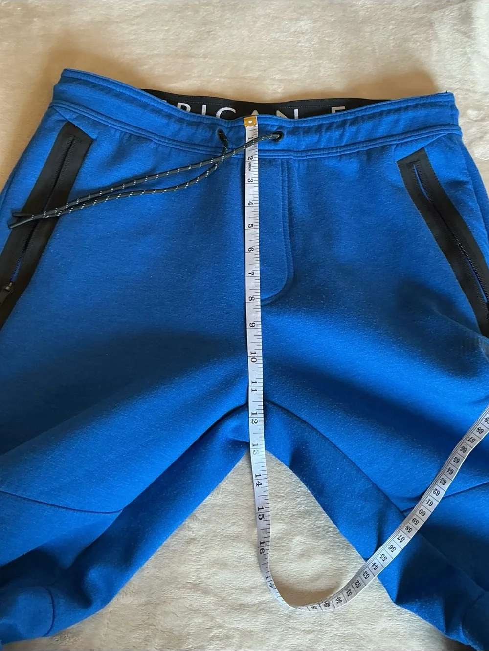 American Eagle Outfitters activewear bright blue & black trim sweat pants Size M
